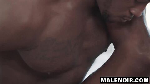MaleNoir.com - Naughty Adrian expels cum as I work his dark ass hole