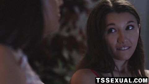 TSSexual.com - Busty ts Jessica Fox and Maya Woulfe's transgender sex