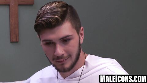 MaleIcons.com - Priests Michael Del Ray Justin Dean sacred sex