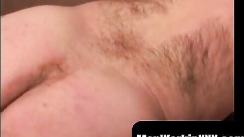 MenWorkinXXX.com - Handsome old boy plays with his cock and squirts a hot load