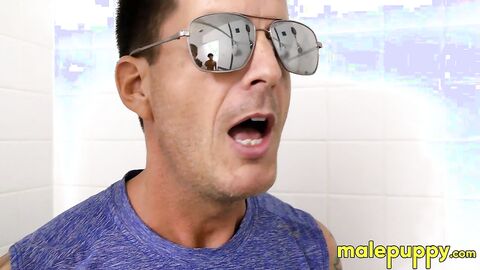 Cute Latino Julian Jaden is EMBARRASSED in front of his coach