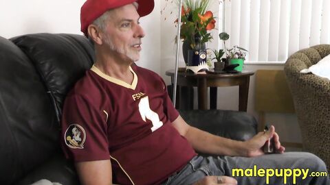 Your stepdad Richard Lennox accidentally FARTS during a game