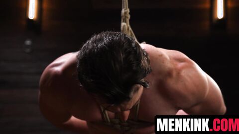 Christian Wilde breaks virgin Michael Jackman with floggers and cock