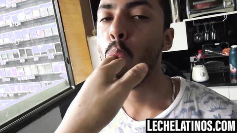 LecheLatinos.com - Nexzux's famished mouth filled with two hot loads