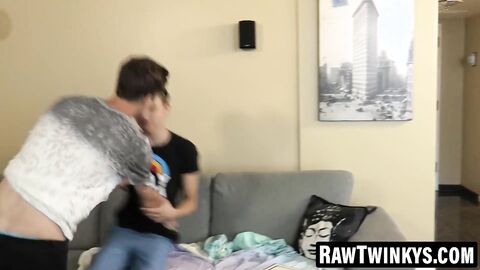 RawTwinkys.com - 69 and barefuck tip earned by gorgeous pizza guy