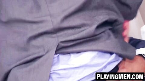 PlayingMen.com - Pol Prince and Rafael Ferreira's horny kissing and ass pounding