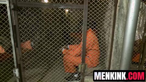 Jeremy Stevens is gangbanged by Hayden Richards and prisoners