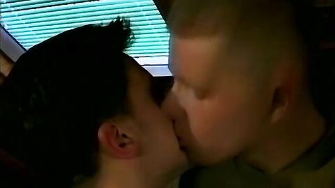 Twinks anal hole gets slammed by a hard boner after blowjob