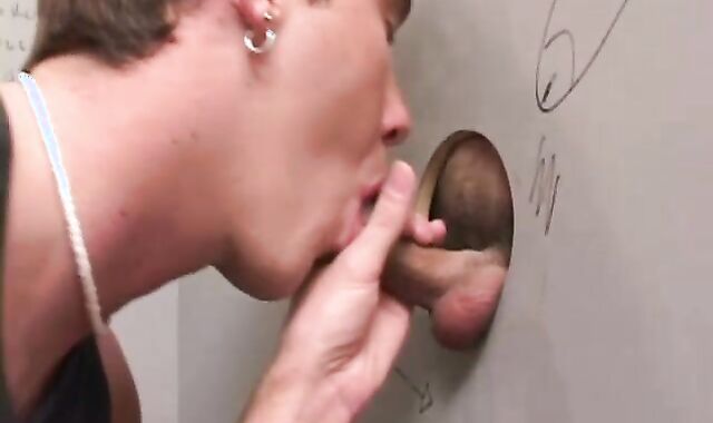 Three twinks with stiffed cocks having sexy fun in a toilet