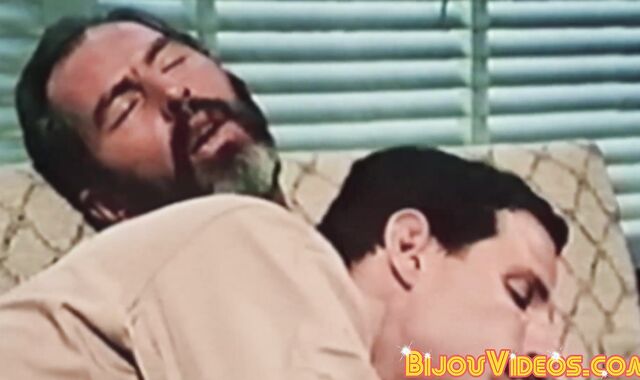 Vintage mature dudes Clay Russell and Joe Gage suck one anothers dick