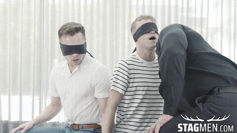 Escorts Andrew Connor and Noah White bend over and worship Nik Fros