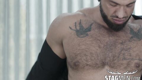 Escorts Andrew Connor and Noah White bend over and worship Nik Fros