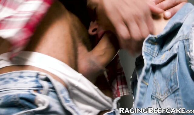 Chunky stud Sir Peter burying his large dong deep inside my holes