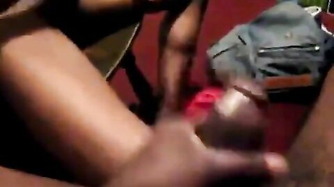 Big Black Cocks Stroke in Sync