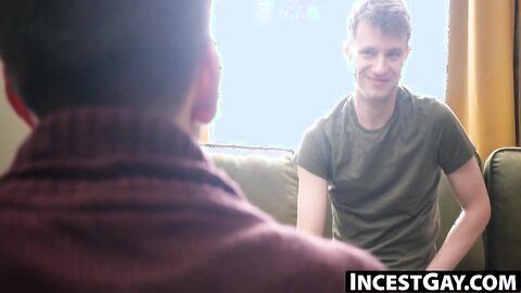 IncestGay.com - Back and ass full of milky cum after Jonah Wheeler's barebacking