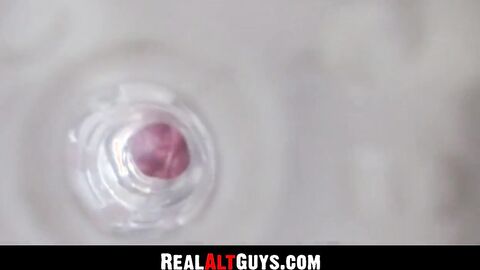 RealAltGuys.com - Emo twink Tyler Hancock fucks his fleshlight solo and cums intensel
