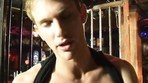 Four sexy dudes having hot fun after a game of pool