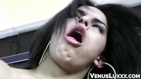 Fiery Latina tbabe,Renata made to swallow whole my erect dick