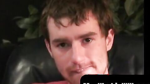 MenWorkinXXX.com - Well-built younger guy masturbates while watching porn and cums ha