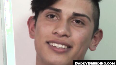 DaddyBreeding.com - Inked older guy rawrails his young partner following intense cock