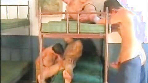 Hot Dorm Room Gangbang
