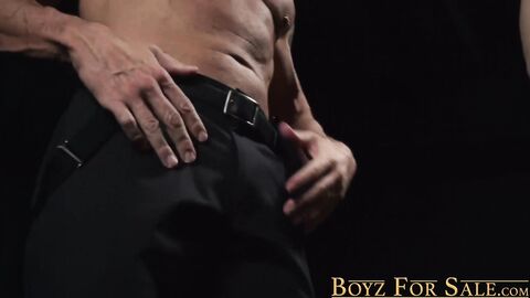 Submissive twink has his asshole explored bareback style