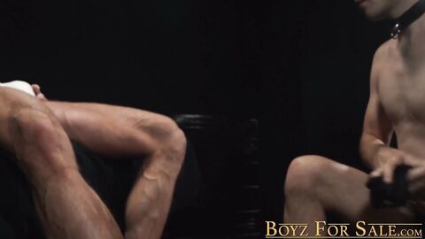 Submissive twink has his asshole explored bareback style