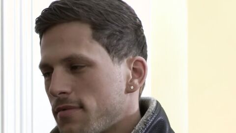 Straight Tobias visits Troy Accolas bedroom and fills his tight hole