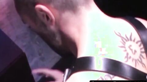 CentralFisting.com - Torri's dick in Castan's throat during fisting