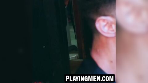 PlayingMen.com - John Brachalli and D Dan's wild flip flop fucking in the office
