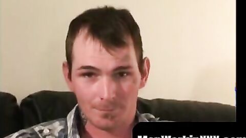 MenWorkinXXX.com - Younger amateur strokes his dick and releases a powerful load
