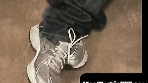 MenWorkinXXX.com - Younger amateur strokes his dick and releases a powerful load