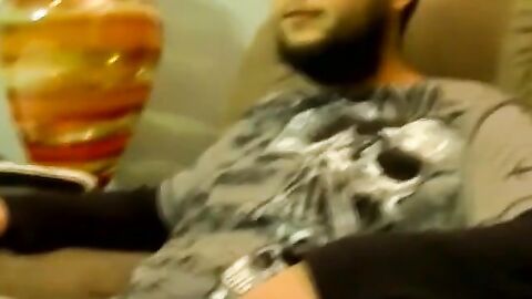 JoeSchmoeXXX.com - Hairy American Lurch gets sucked by mature black homo