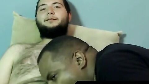 JoeSchmoeXXX.com - Hairy American Lurch gets sucked by mature black homo