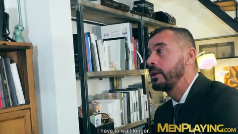 Thomas Thunder pounds doggystyle bearded young coworker