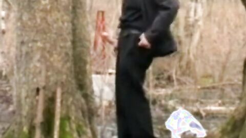Lonely Daddy Strokes it Outside