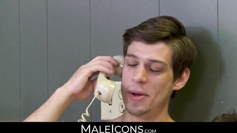 MaleIcons.com - Handsome boyfriends' morning fuck session with intense passion and an