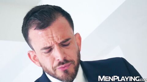 Franky Fox worships his boyfriend Marco Napolis cock and feet