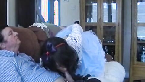 Daddy Emo Makes Amateur Crossdresser Swallow His Cum