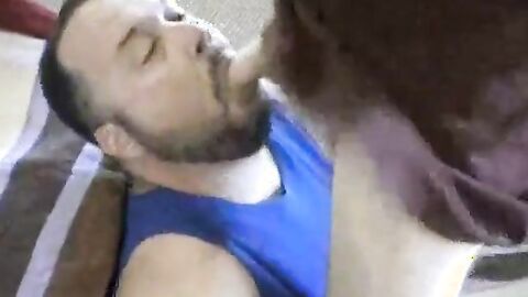 Grandpa and Daddy's Intimate BlowJob Session
