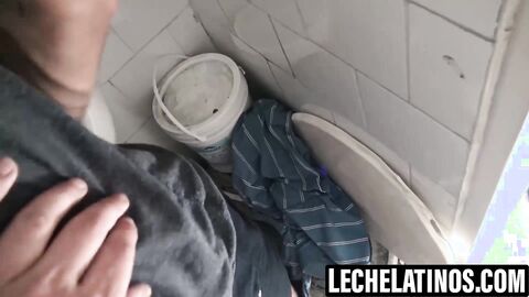 LecheLatinos.com - Kendro's mouth stuffed with two massive cocks