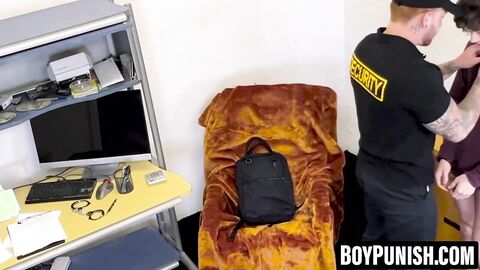BoyPunish.com - Officer Jeremiah ties Donovin for cum play