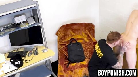 BoyPunish.com - Officer Jeremiah ties Donovin for cum play