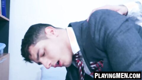 PlayingMen.com - Reno Gold passionately jacks his long cock
