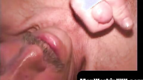 MenWorkinXXX.com - Mature with mustache gets raw fucked after giving a blowjob