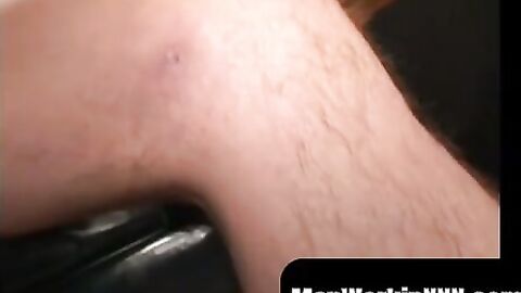 MenWorkinXXX.com - Mature homo strips down and jerks off before coming hard