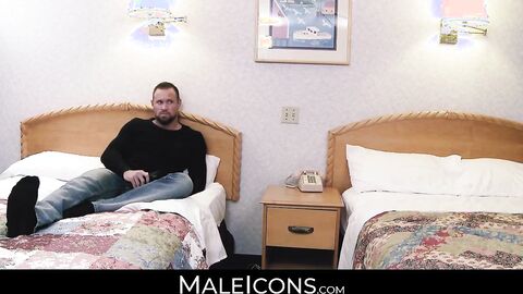 MaleIcons.com - Tattooed muscular daddies' wild and intense anal play with each other