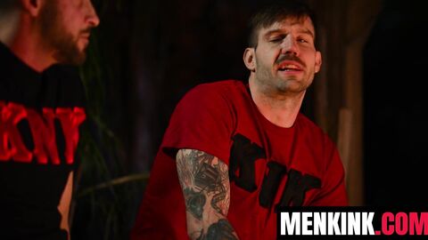 Johnny Ford gets frat revenge on Buck Richards with fireside bondage