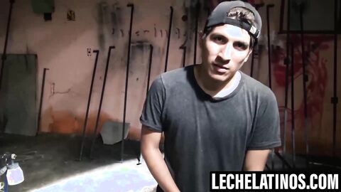 LecheLatinos.com - Attractive Eloy sucks me before cum spraying