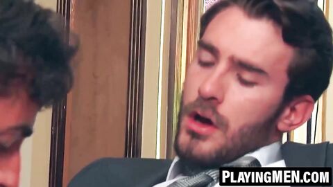 PlayingMen.com - Charlie Cherry and Massimo Piano's rough ass pounding session